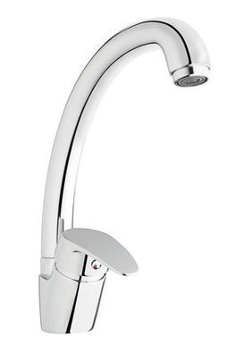 Küchenarmatur Wasserhahn AVA Küchenmischer für Küche in Silber