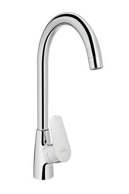 Küchenarmatur Wasserhahn CORSO Küchenmischer für Küche in Silber