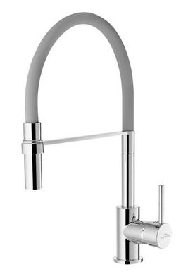 Küchenarmatur Wasserhahn Kameleon Küchenmischer für Küche in Grau