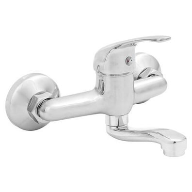 Küchenarmatur Wasserhahn MITRIS Küchenmischer für Küche in Silber