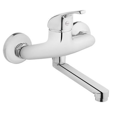 Küchenarmatur Wasserhahn PEREA Küchenmischer für Küche in Silber