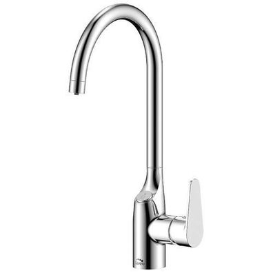 Küchenarmatur Wasserhahn CLARO Küchenmischer für Küche in Silber, mit Filterfunktion