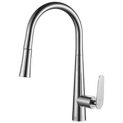 Küchenarmatur Wasserhahn NALDA Küchenmischer für Küche in Silber