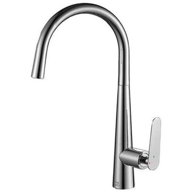 Küchenarmatur Wasserhahn NALDA Küchenmischer für Küche in Silber