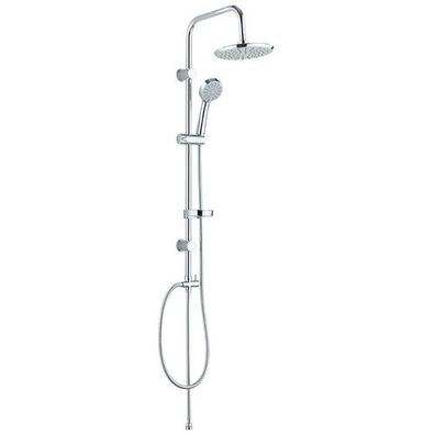 Regendusche set Handbrause CENTO Duschsystem in Chrom Brausegarnitur Duschgarnitur