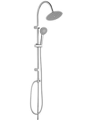 Regendusche set Handbrause ONDO Duschsystem in Chrom Brausegarnitur Duschgarnitur