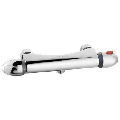Brausearmatur Wasserhahn MER ROUGE Brausebatterie Thermostatisch für Badezimmer Chrom