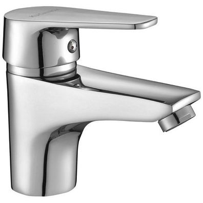Waschtischarmatur Wasserhahn Kleine LUGA Mischbatterie Waschtischmischer in Chrom