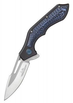 Gil Hibben Hurricane Taschenmesser, blau-schwarz, D2-Werkzeugstahl