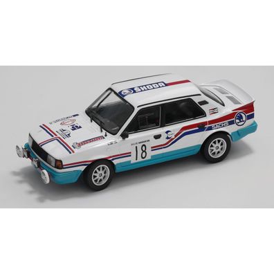 Original Skoda Modellauto 130 LR Rallye Bohemia Maßstab 1:18 Miniatur 6U0099302B