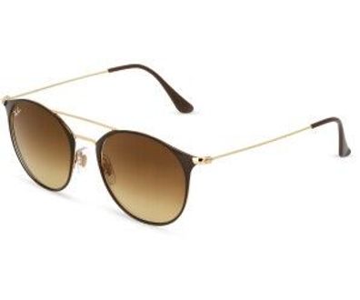 Sonnenbrille Ray-Ban RB3546 9009/85 52 Braun und Gold Verlaufsgläser