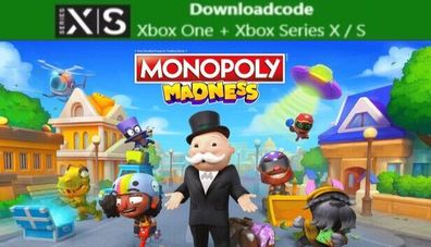 NEU für XBOX One Series X S Spiel Monopoly Madness Game Key Email 24h Download