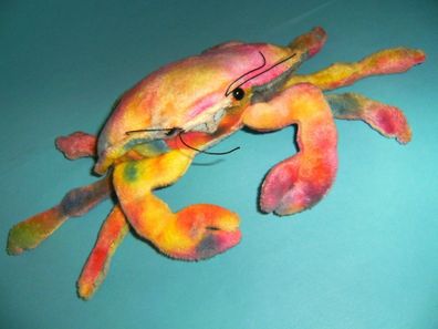 1 Plüschtier Krabbe 30cm Krabben Kuscheltiere Stofftiere Krebse Tier Tiere bunt