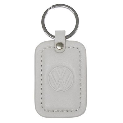 Original VW Schlüsselanhänger Logo Keyring Anhänger grau/silber 330087010AJKA