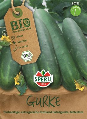 Sperli Bio Salatgurke, knackig-frisch mit mildem Aroma