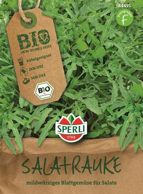 Sperli Bio Kräuter Salatrauke, würzig-pfeffriger Geschmack