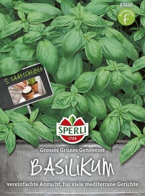 Sperli Basilikum Genoves, klassisch italienisch