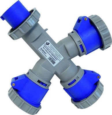 Osculati, 3er- Verteilerweiche CEE 230V 16A IP44