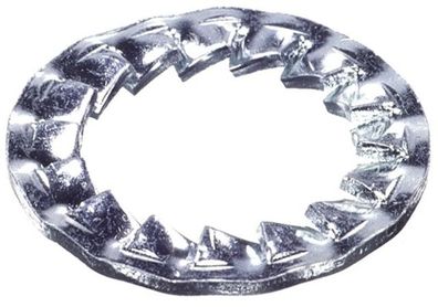 Dresselhaus Fächerscheibe Form J, DIN 6798, galv. 8 mm