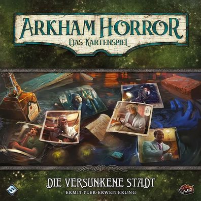 Arkham Horror: Das Kartenspiel | Die Versunkene Stadt - Ermittler-Erweiterung