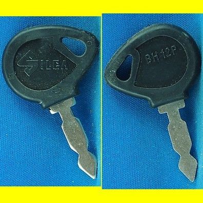 Silca BH12P - KFZ Schlüsselrohling mit Kunststoffkopf