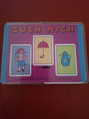 DDR Kartenspiel , Legespiel, Suchspiel Such Mich
