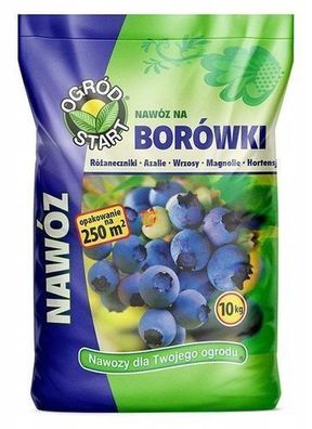 Dünger Für Heidelbeeren Blaubeeren Pflanzen Beerendünger Obstdünger 250m2 10kg