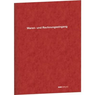 RNK Verlag 30032 Waren- und Rechnungseingangsbuch