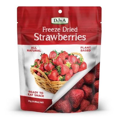 DJ&A Freeze Dried Strawberries 25 g