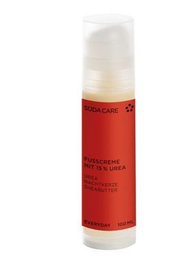 ÜDA CARE -  EVERYDAY Fußcreme mit 15 % Urea - 100 ml Bei Hyperkeratose/Rhagaden