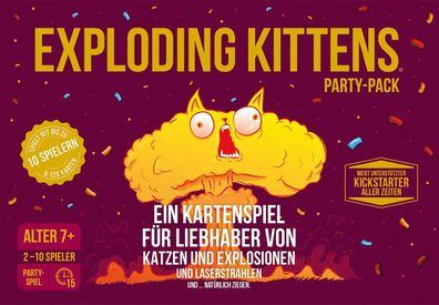 Exploding Kittens Party-Pack (für bis zu 10 Spieler)