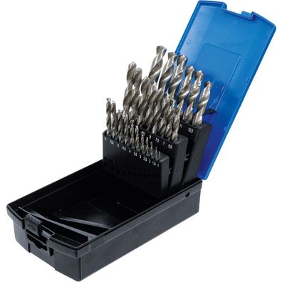 BGS HSS Bohrer Satz &Oslash; 1 - 13 mm 25-tlg. Spiralbohrer Set Metallbohrer