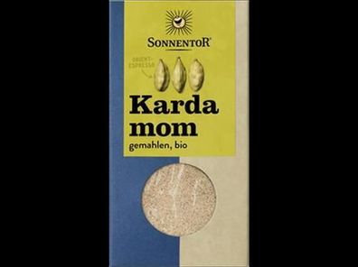 Sonnentor 6x Kardamom gemahlen, Packung 50g