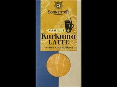 Sonnentor 6x Kurkuma Latte Vanille, Packung 60g