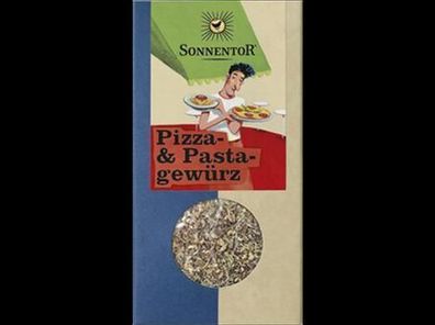 Sonnentor 6x Pizza- und Pastagewürz, Packung 20g