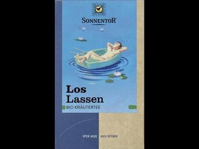 Sonnentor 3x Loslassen Kräutertee, Doppelkammerbeutel 27g