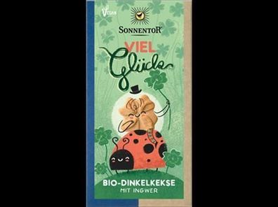Sonnentor 6x Viel Glück! Kekse, Packung 100g