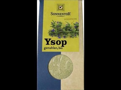 Sonnentor 3x Ysop gemahlen, Packung 25g
