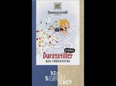 Sonnentor 3x Durststiller Früchte Tee Bio-Bengelchen®, Doppelkammerbeutel 32,4g