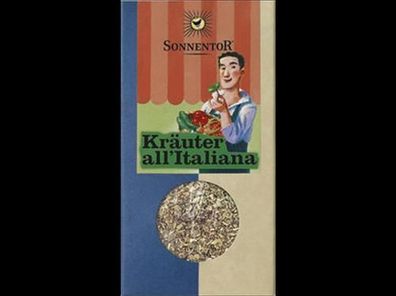 Sonnentor 3x Kräuter all'Italiana geschnitten, Packung 20g