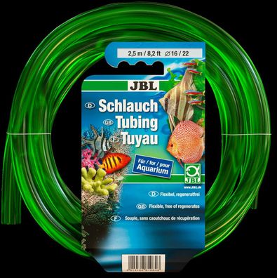 JBL Aquaschlauch Grün 16/22 mm 2,5 M Aquariumschlauch