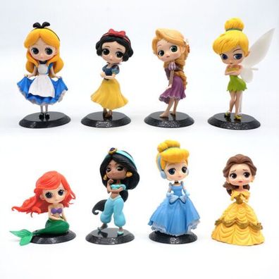 6 Zoll schone Disney Prinzessin niedliche Figur Puppe Modell Spielzeug Kinder