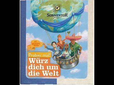 Sonnentor 3x Würz dich um die Welt Probier mal!, Packung 50g