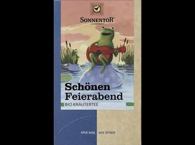 Sonnentor 3x Schönen Feierabend Kräutertee, Doppelkammerbeutel 27g