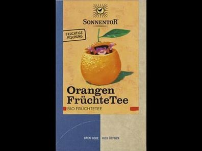 Sonnentor Orangen FrüchteTee, Doppelkammerbeutel 32,4g