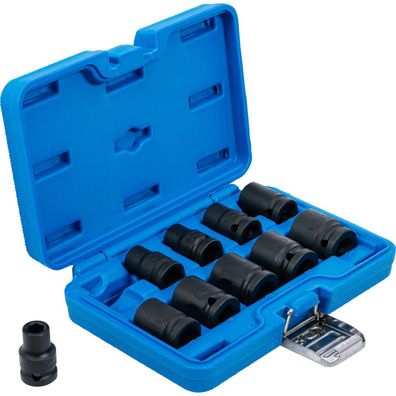 Kraft Nüsse Sechskant SW 10-24 mm, Steckschlüssel Einsätze Schlagschrauber 1/2"