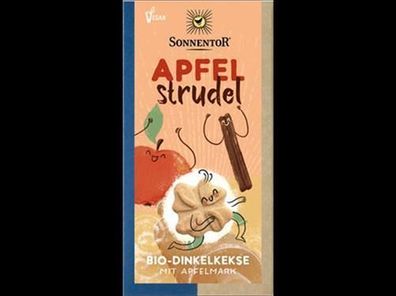 Sonnentor Apfelstrudel Kekse, Packung 100g