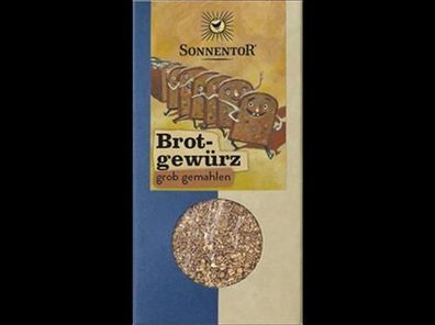 Sonnentor Brotgewürz grob gemahlen, Packung 45g