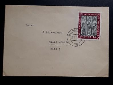Deutschland 1951 Mi. Nr.140 auf Brief gelaufen