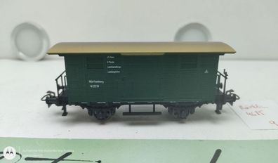 Märklin H0 AC 4685 Flachdach Güterwagen "Württemberg" / Ni 22236 / K.W. St.E